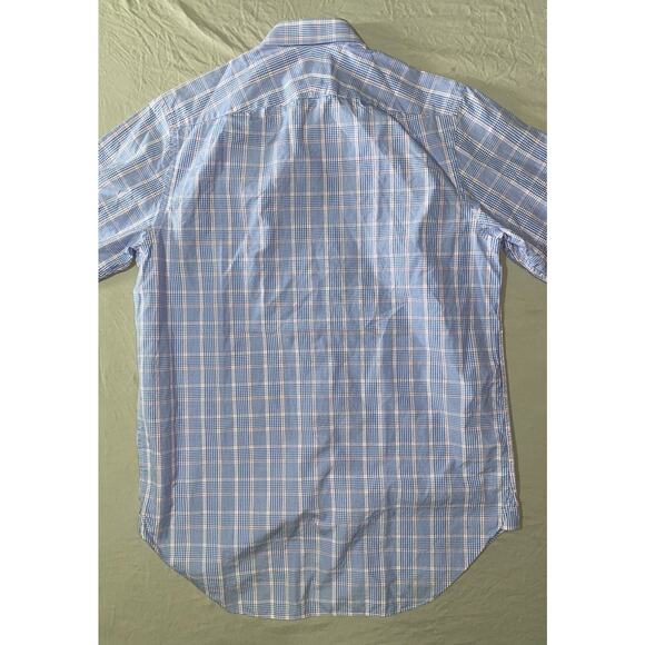 Charles Tyrwhitt Classic Fit Spread Collar Dress Shirt Blue/Red Check 15.5-30/31 - Picture 6 of 7